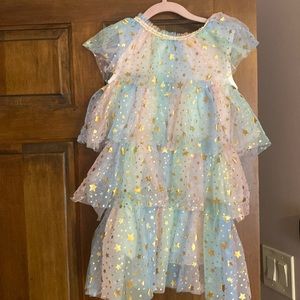 Pastel stars dress 5/6